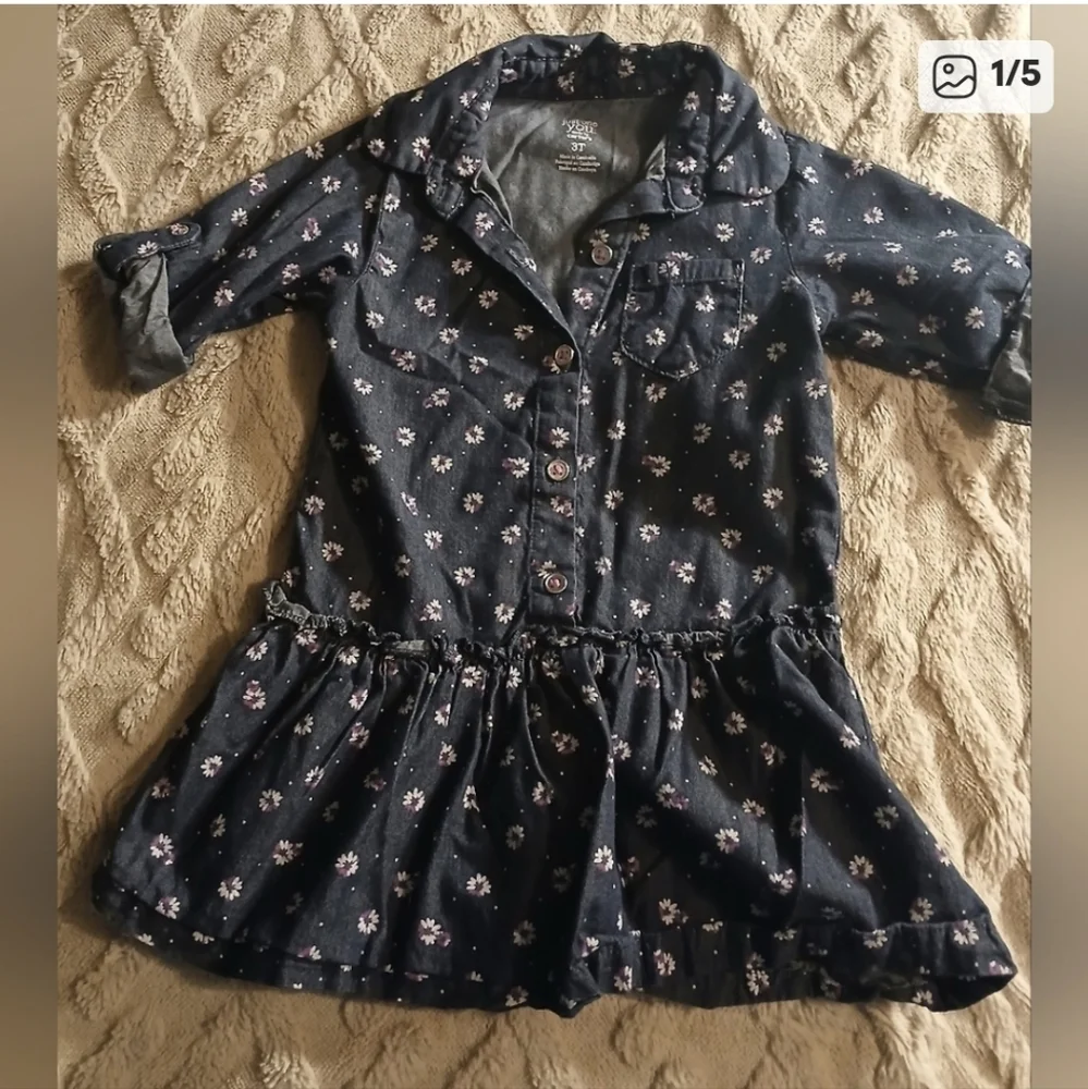 Bundle 6 Outfits 2-4 T/Year Girls Dresses And One Pants Outfit. Mostly 3T/Year - Picture 5 of 13